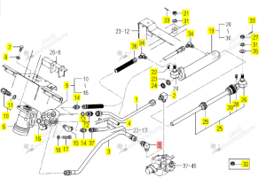 Raccord ISEKI 1689-502-250-00