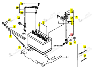 Cache Borne Positive Iseki 1650-650-293-00