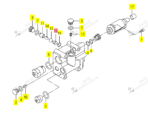 Tiroir Hydraulique Iseki 1650-508-353-00
