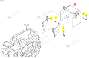 Couvercle de Protection Iseki 1772-520-250-00