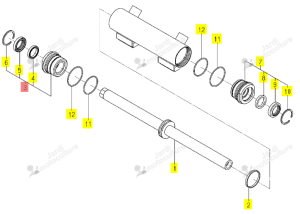 Set Cache de Rotule Iseki 1773-407-330-10