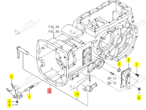Bras Translation Reduction HST Iseki 1773-256-500-10