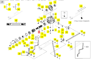 Arbre de PTO ventrale Iseki 1773-229-202-00