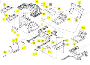 Couvercle Isolant Iseki 1747-631-004-00