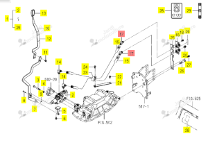 Adaptateur Iseki 1757-501-014-00