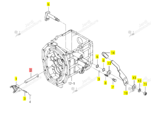Arbre de Fourchette 4WD Iseki 1776-209-200-00
