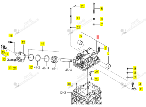 CULASSE DE RELEVAGE ISEKI 1776-501-300-00