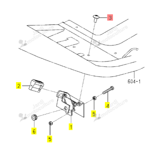 Vis de Console Iseki 1785-760-005-00