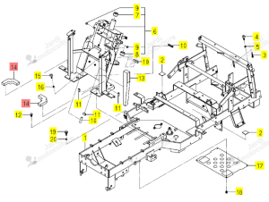 Joint 20X30X200 Iseki 1782-410-058-00
