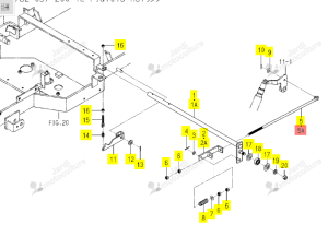 Tringle M10X463 Iseki 1782-271-210-20
