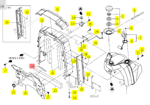 Isolant 60x90 Iseki 1774-111-022-00