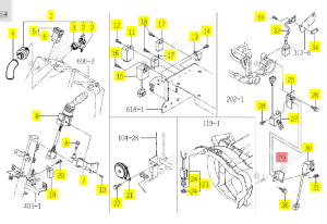 Support Contacteur Relevage Iseki 1774-680-052-00