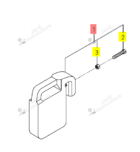 Contre Poids 15 KG Iseki 1774-922-200-10