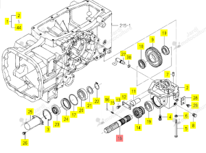 Arbre PTO ISEKI 1748-229-001-20