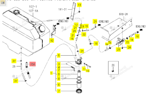 Durite Carburant Iseki 1770-105-001-00