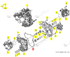 Joint de Carter Iseki 1752-202-214-00