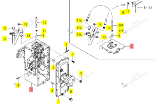 Carter de Transmission Droit Iseki 1771-201-002-10