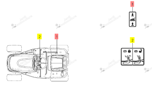 Autocollant Levage de Coupe Iseki 1782-902-001-00
