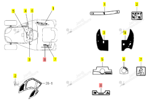 Autocollant ISEKI 1782-902-056-00