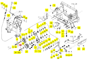 Arbre de PTO Iseki 1782-334-024-00