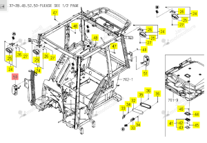 Feu Avant G/D Iseki 1792-652-230-00