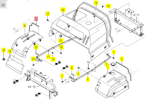 Joint 10x350 Iseki 1771-606-007-00