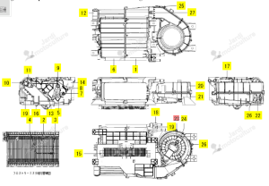 Moteur de ventilateur ISEKI 1792-782-624-00
