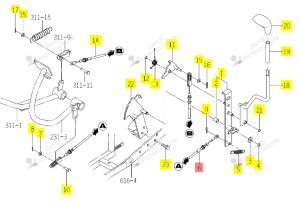 CABLE CONTROLE CRUISE ISEKI 1774-272-600-00