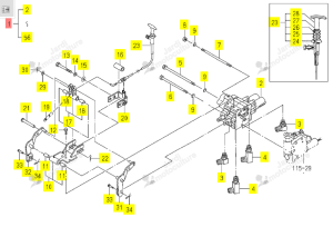 Joystick ISEKI 1772-511-500-20