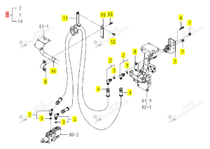 Set de Distributeur Auxiliaire Iseki 1776-507-950-00