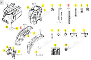 Etiquette de Position Iseki 1776-902-013-00