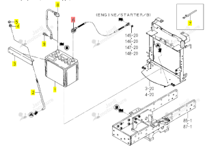 CABLE BATTERIE ISEKI 1766-112-200-20