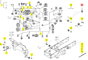Faisceau Coupe Circuit Iseki 1774-690-420-00