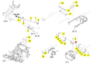 Support DPF ISEKI 1809-103-630-10