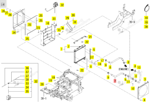 Durite Inférieure Radiateur Iseki 1809-102-062-10