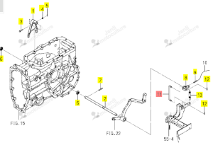 BIELLETTE/U 142 ISEKI 1805-308-002-00