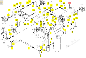 Support Flexible Gauche Iseki 1809-508-810-00