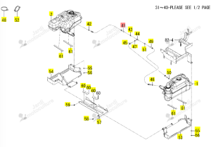 Durite à carburant Iseki 1805-111-300-00