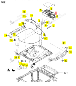 AIR CONDITIONNER ISEKI 1792-782-600-40