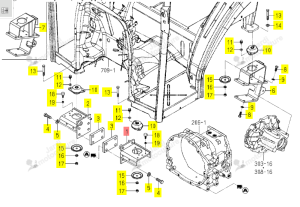 Support Silentbloc Cabine Iseki 1801-625-510-20