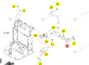 Durite Air Iseki 1803-104-002-00