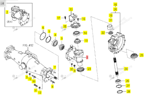 Pivot Gauche Iseki 1800-434-004-10