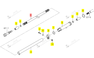 ARBRE 4WD/516 ISEKI 1801-431-001-00