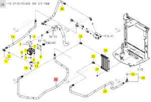 Durite Iseki 1801-509-420-00