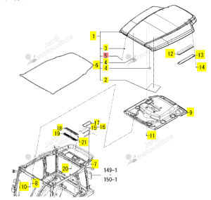 Rivet ISEKI 1800-705-202-10