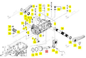 Bielle de Piston Relevage Iseki 1796-501-002-00
