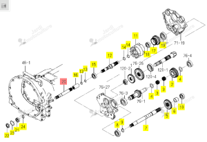 Arbre 4WD Frontal Iseki 1796-218-004-00