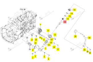 Bras de Levier Transversal Iseki 1796-266-003-00