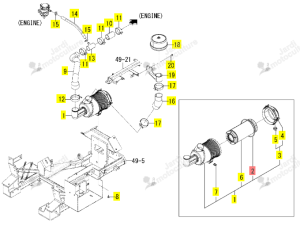 Joint Iseki 1803-104-202-00