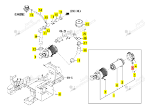 Clapet de Décharge Iseki 1803-104-223-00